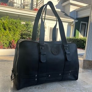 Black  Versace  boston bag